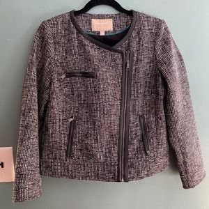 Black &White Banana Republic Moto Jacket 6